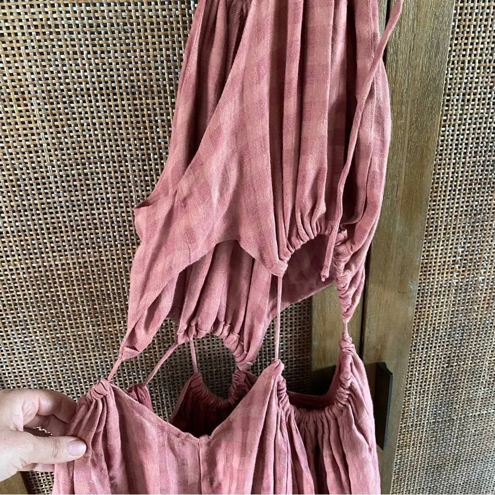 Cult Gaia Pink Halter Maxi Dress - Picture 5 of 8